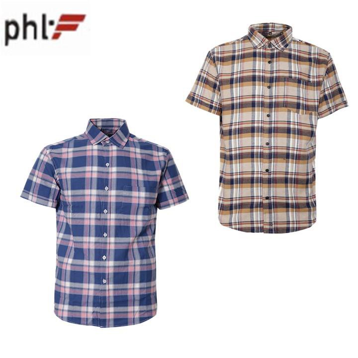 Combo 2 Áo Sơ Mi Nam Sọc Caro PHLfashion Cao Cấp CSM038 ( nhiều màu ) ✅
