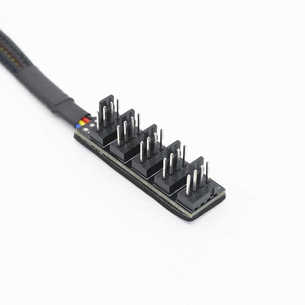 Hộp Tản Nhiệt CPU 4Pin 5 Chiều Có Cáp Chia Nguồn