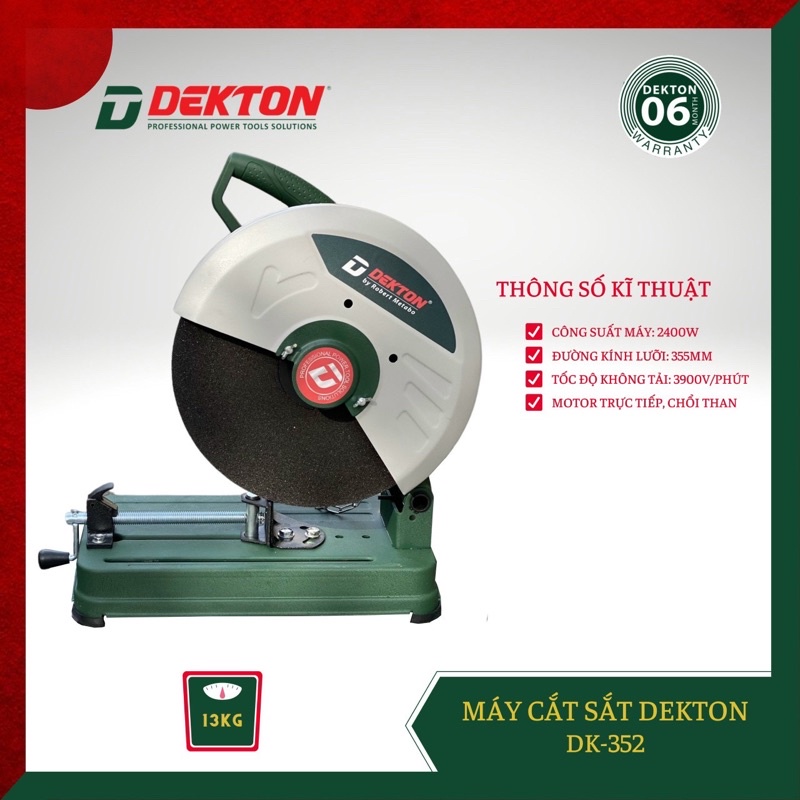 Máy Cắt Sắt Dekton DK-352