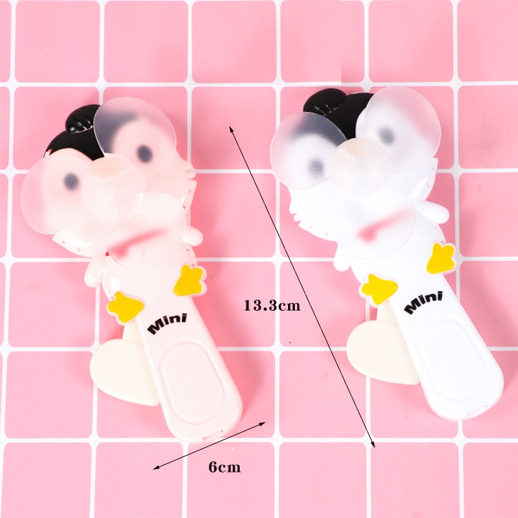 Quạt bóp tay hình thú bằng nhựa nhiều màu sắc cho bé