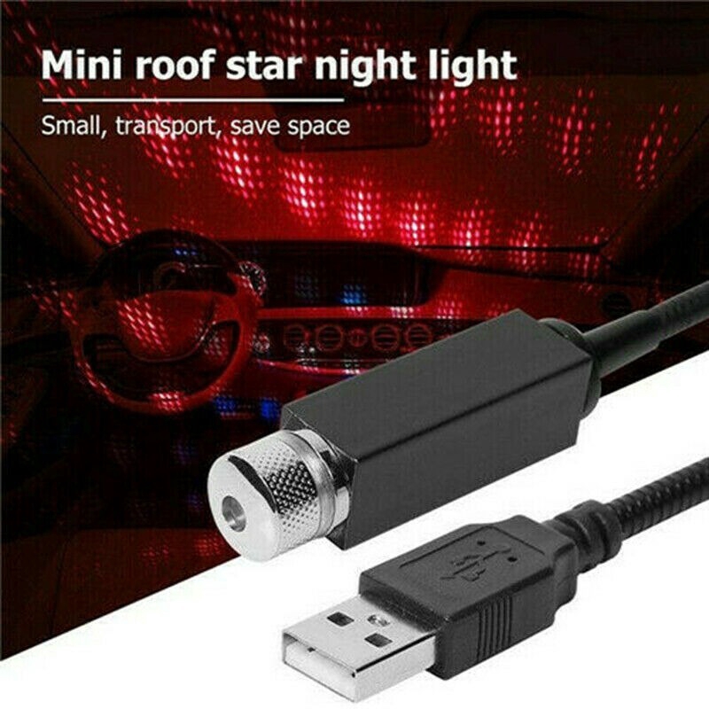 Đèn trần xe hơi và nhà USB ánh sáng lãng mạn