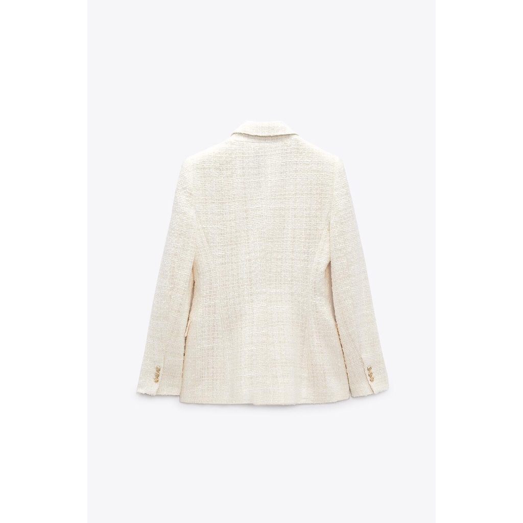 Áo Khoác Vest Hiệu ZARA Thời Trang Mùa Thu Thanh Lịch Cho Nữ 7553460