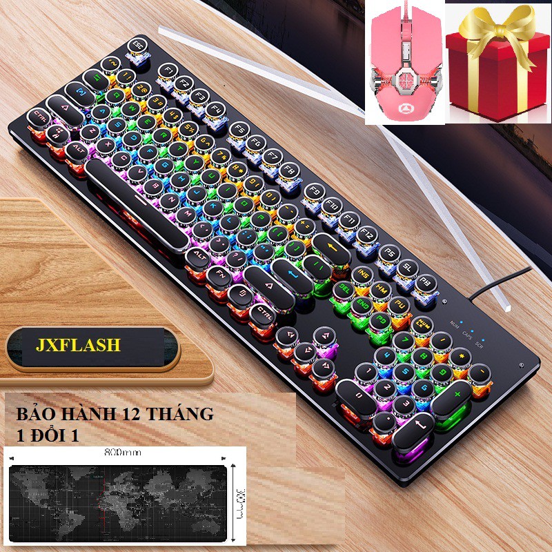 [SIÊU ƯU ĐÃI] BÀN PHÍM GAMING, BÀN PHÍM MÁY TÍNH CAO CẤP  đèn LED  với 9 chế độ khác nhau cho PC, LAPTOP [CÓ BẢO HÀNH]