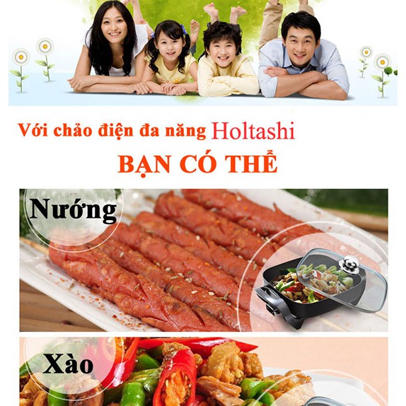 Chảo Điện Đa Năng Holtashi TC-2015-3