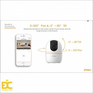 DCmall - Camera Wifi Imou A22EP và Imou C22EP , imou A22 và imou C22 - Hàng Chính Hãng - Bảo hành 36 tháng