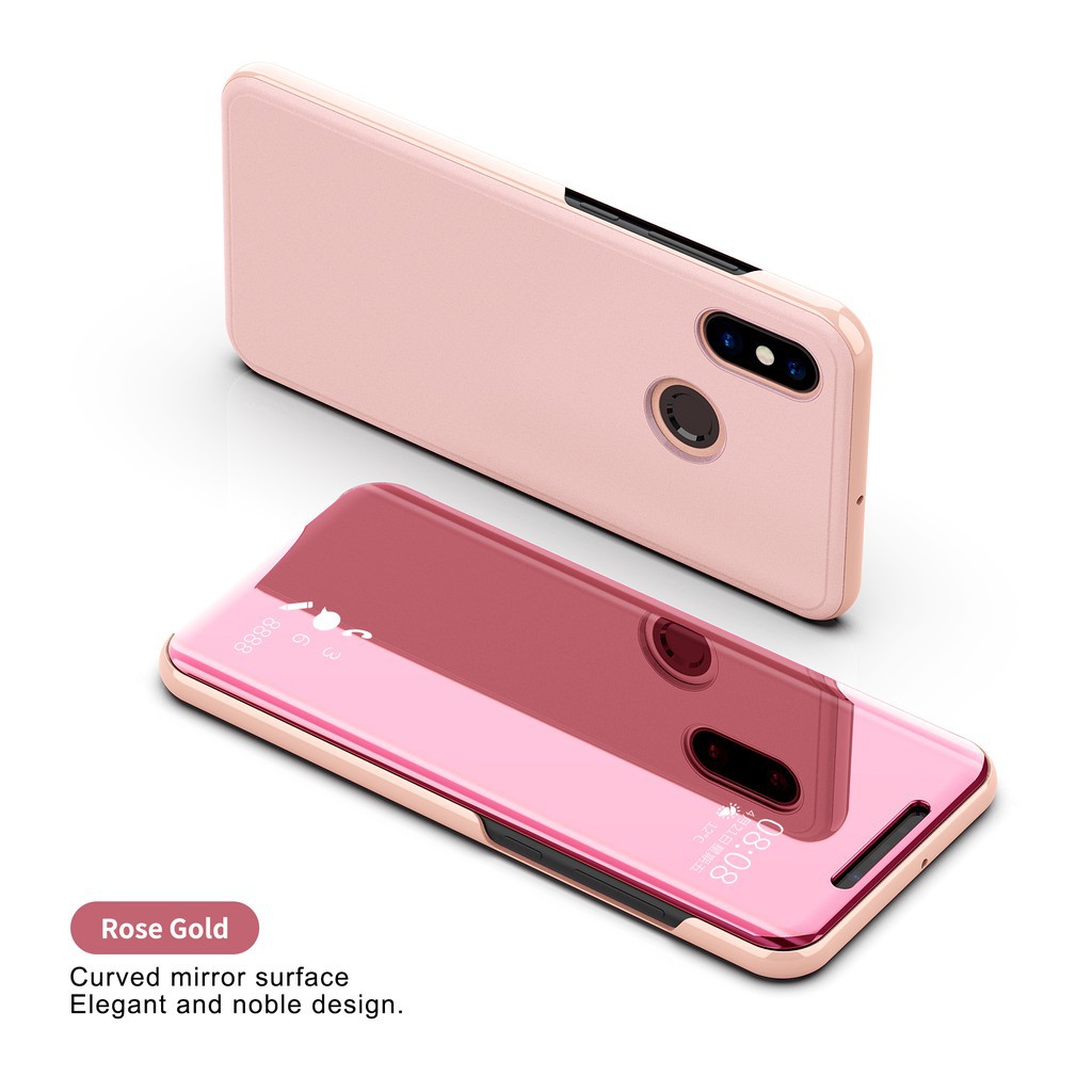 Ốp điện thoại nắp lật tráng gương nhiều màu sắc để lựa chọn cho Xiaomi Redmi Note 5 Pro Note 6 Pro 5 Plus S2 F1