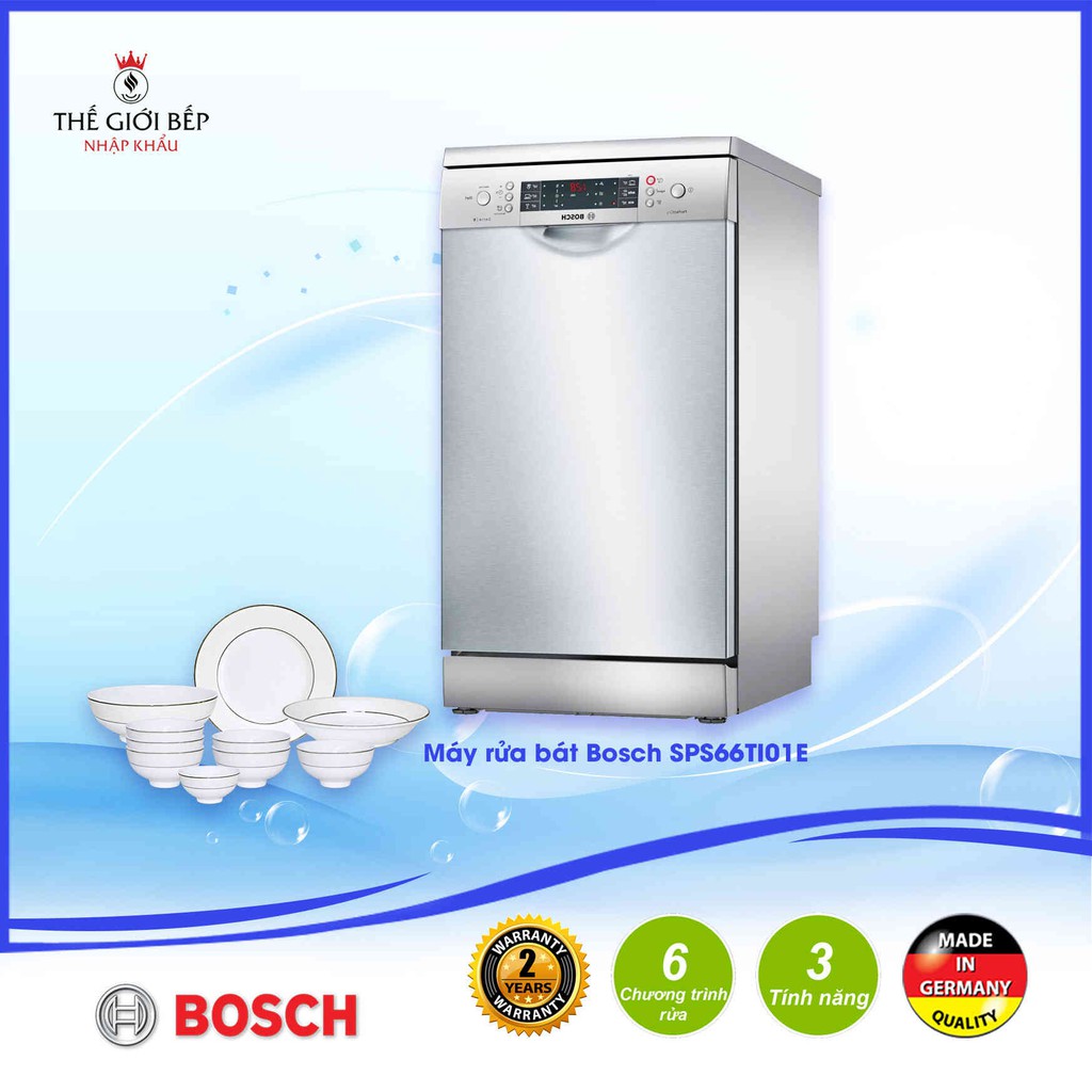 MÁY RỬA CHÉN BÁT BOSCH SPS66TI01E