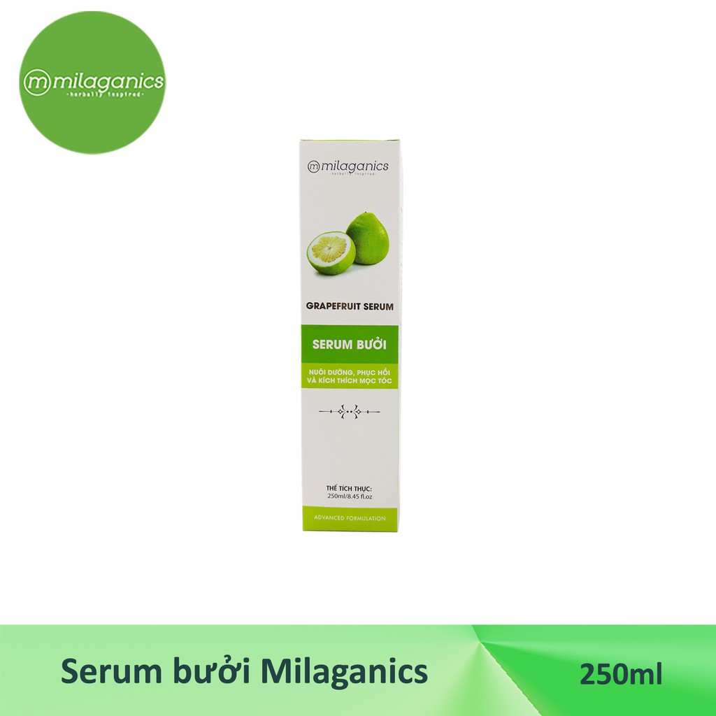 Serum bưởi kích thích mọc tóc Milaganics 250ml/ chai | BigBuy360 - bigbuy360.vn