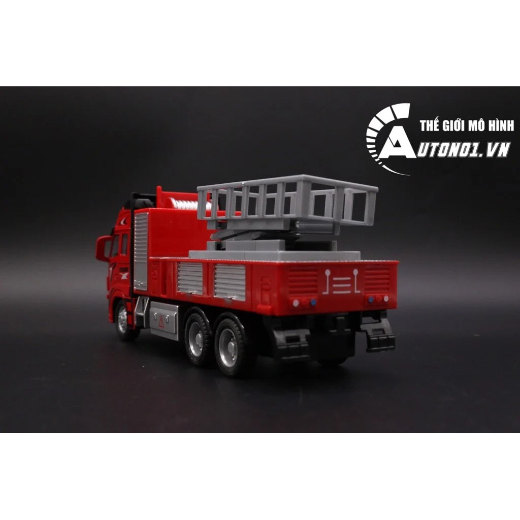 MÔ HÌNH XE THANG CỨU HỎA RED 1:32 TRUCK MODEL 6760