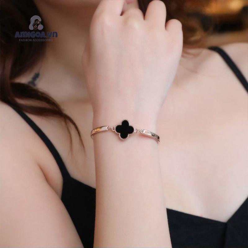 ✨✨Vòng Tay Cỏ Bốn Lá Đơn Giản Thời Trang Cho Nữ