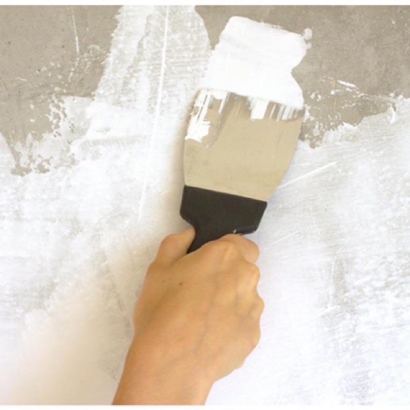 Bả matit ô tô, xe máy Yako 380 Plus 1kg dùng trám trét kim loại, nhựa đa dụng Polyester Putty tặng miếng trét