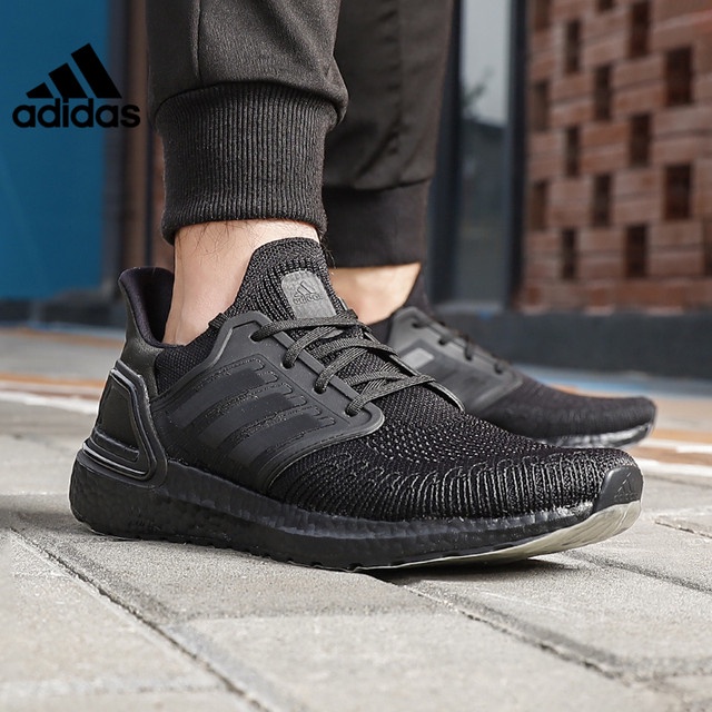 Giày Ultra Boost 20 Chính HãngFREESHIP Adidas Ultraboost 20 Triple Black- Giày Sneaker Thể Thao Unisex- Simple Sneaker