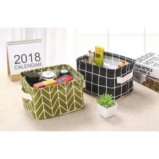 Giỏ hộp vải đựng đồ cá nhân đa năng mini gấp.1A Giao màu ngẫu nhiên.ĐTBX