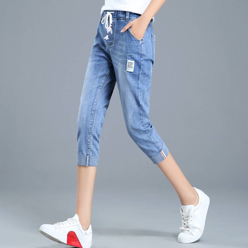 Quần Jeans Nữ Lưng Cao Phong Cách Hàn Quốc Thời Trang
