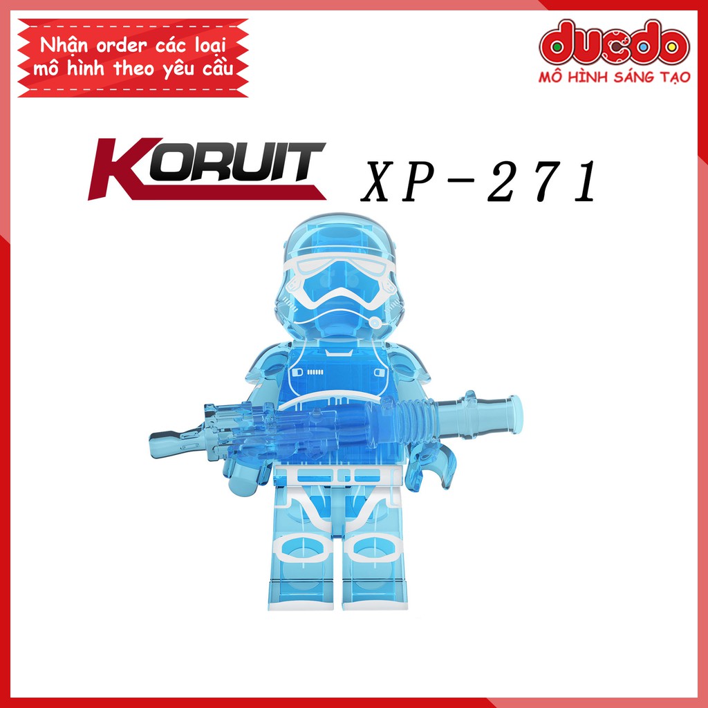 Minifigures các nhân vật trong Star War full vũ khí - Đồ chơi Lắp ghép Xếp hình Mô hình Mini Iron Man KT1035 Koruit