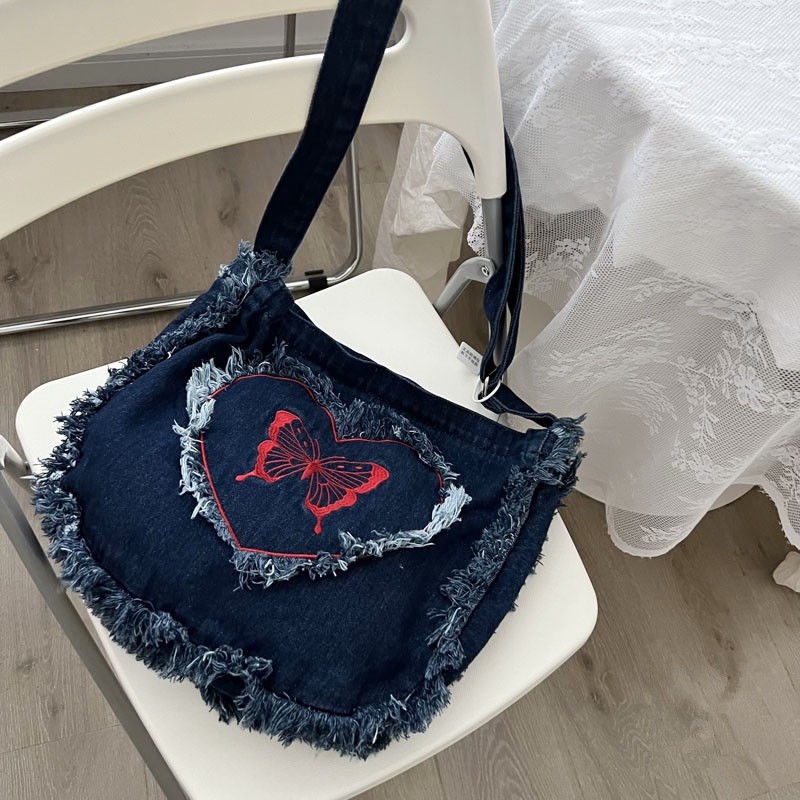 Túi Xách Denim Thời Trang Hàn Quốc Dành Cho Nữ