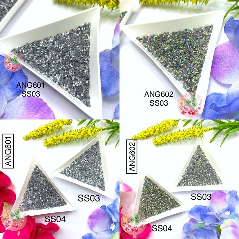 Đá Trắng Nail size mini SS3