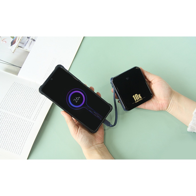 Pin dự phòng sạc nhanh Remax RPP-285 Series Sucha 10000mAh QC 22.5W và PD 20W - tích hợp 2 đèn pin chiếu sáng