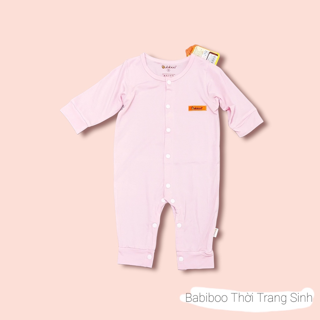 Body dài Babiboo vải visco siêu mềm cho bé sơ sinh BTK25