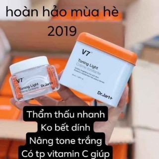 Kem dưỡng trắng da dr jart v7 toning light