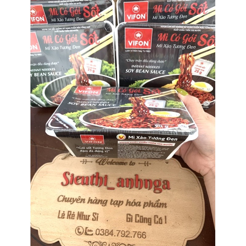 Mì Xào Tương Đen (Có Gói Sốt) Vifon Bát 90g | BigBuy360 - bigbuy360.vn