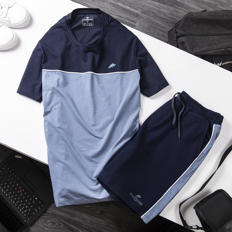 BÁN SỈ BỘ NAM RINBOS SỌC NGANG PHỐI MÀU CHO NAM | BigBuy360 - bigbuy360.vn