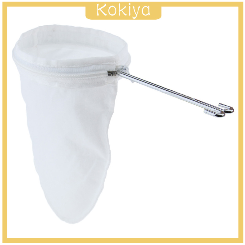 [KOKIYA]Large Reusable Nut Milk Bag Almond   Pulp Strainer Jelly Cheese Sprouts