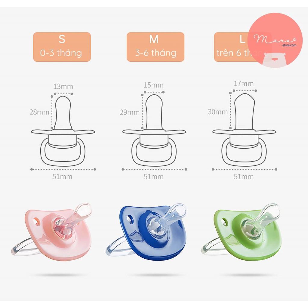 [Rẻ vô địch] Ti giả dạng dẹt chỉnh nha (có nắp) nhựa tritan mềm của KUB