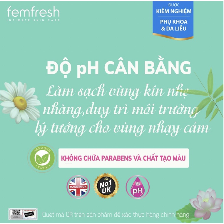 Dung Dịch Vệ Sinh Phụ Nữ Femfresh Wash 250ml