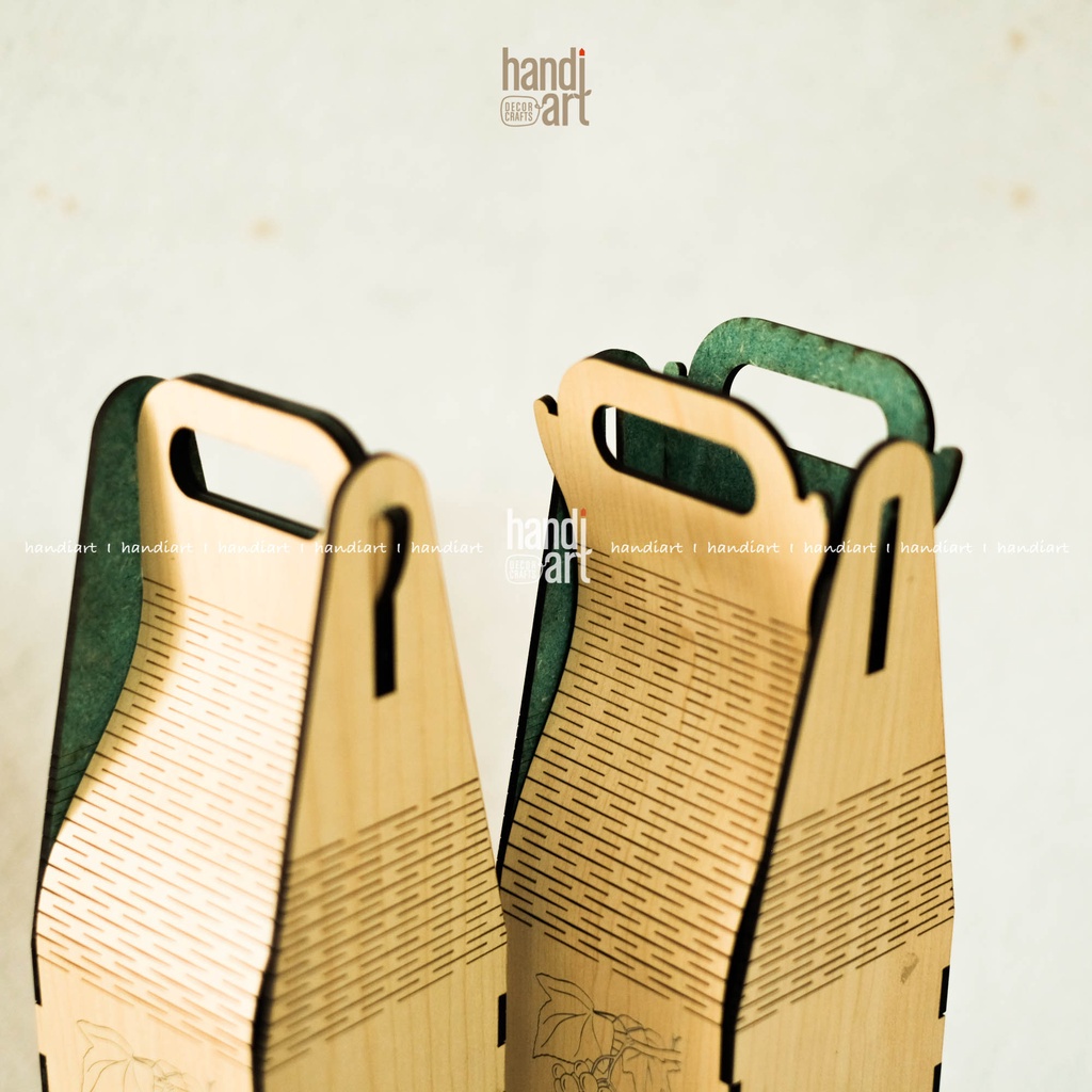 Hộp gỗ đựng chai rượu vang quà tặng