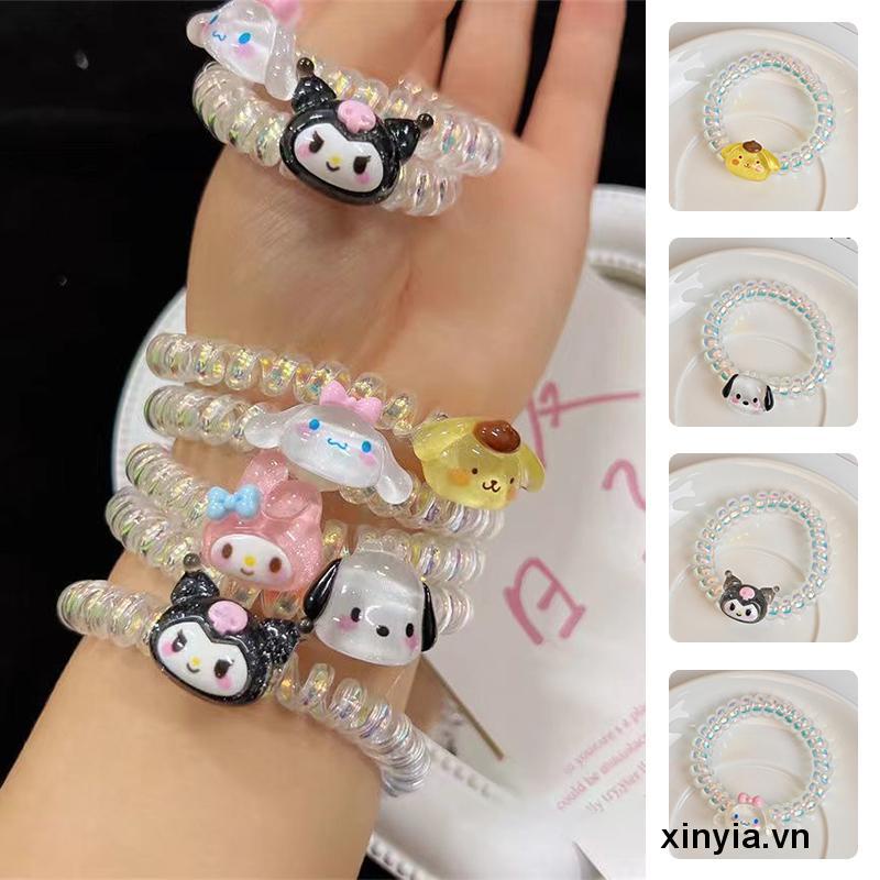 Dây Cột Tóc Hình Hoạt Hình Kulomi Sanrio Dễ Thương Cho Nữ