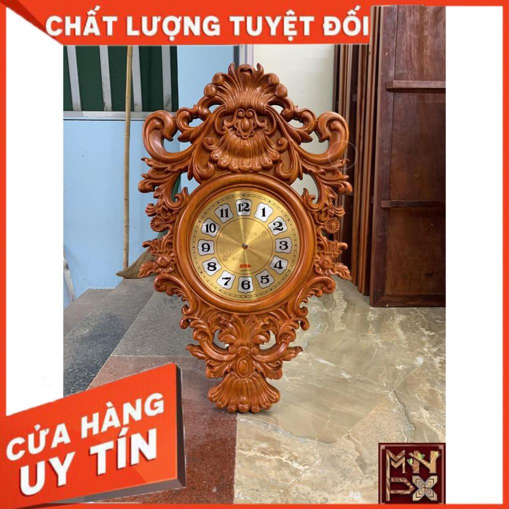 Đồng hồ Hoa Lan Tây [Hàng Loại 1 - Gỗ Hương Đỏ] cao cấp, sang trọng