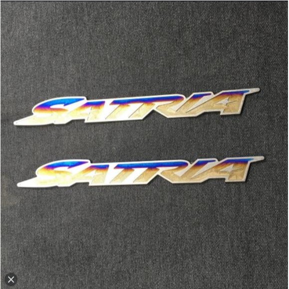 Cặp Chữ Satria Titan (Có sẵn keo dán)