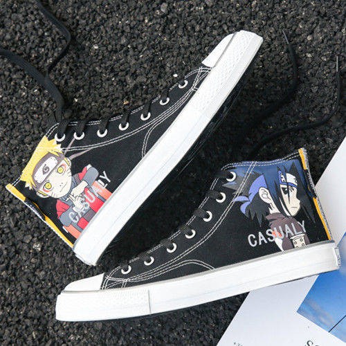One Piece Breathable Trend Anime All-match Anime Graffiti giày nam | BigBuy360 - bigbuy360.vn