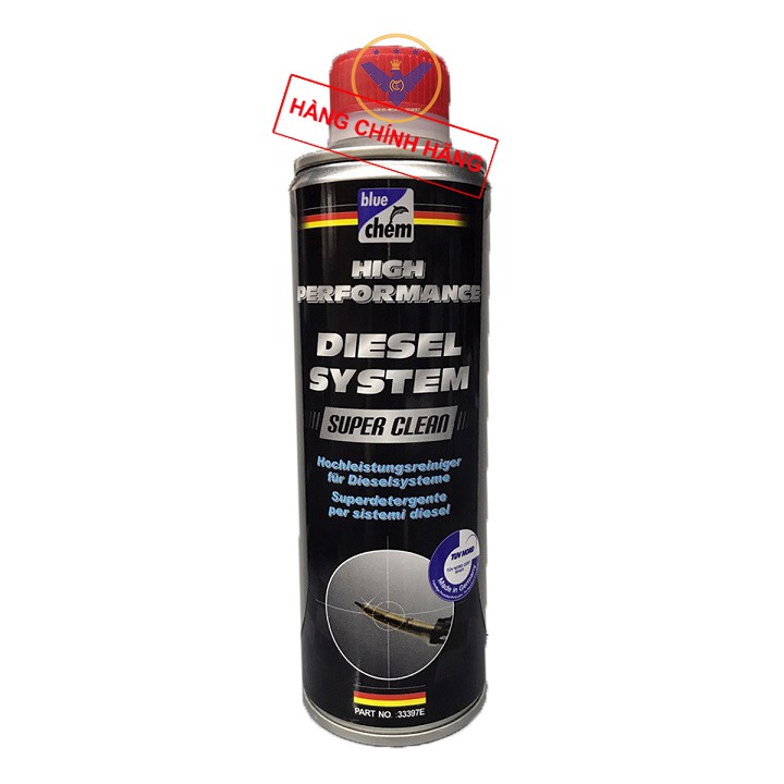 Vệ sinh buồng đốt ô tô máy dầu Bluechem Diezel Systerm Super Clean 350ml