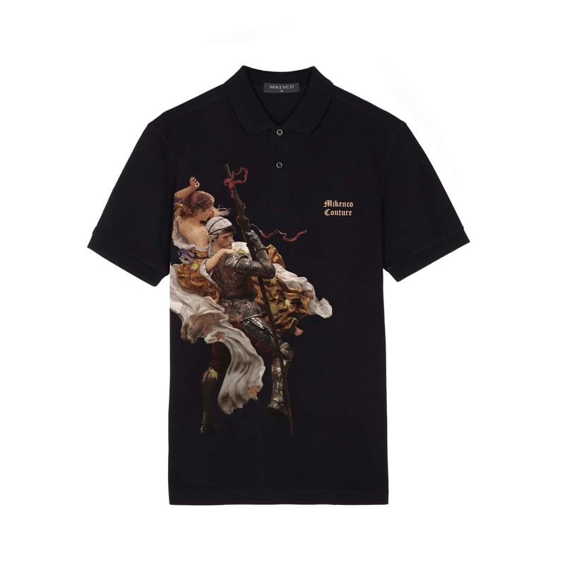 Áo thun unisex ngắn tay MIKENCO BLIND FOR LOVE POLO
