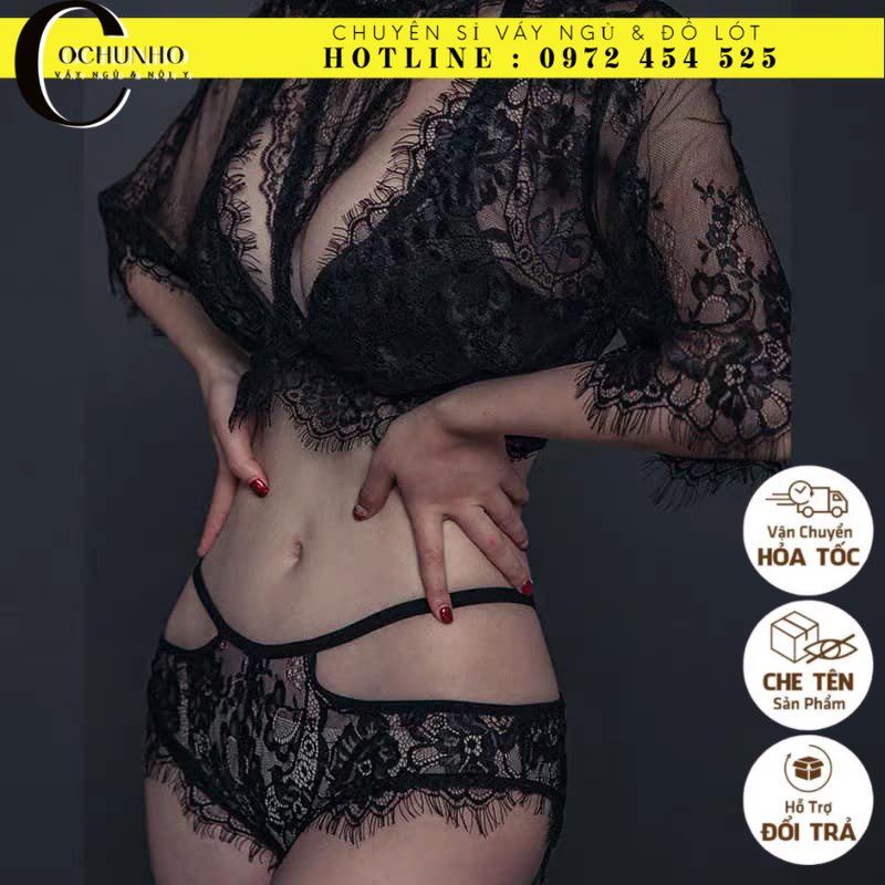 Q1,HCM [ LL 204] VÁY NGỦ SEXY GIÁ RẺ - ĐẦM NGỦ REN XUYÊN THẤU - CÔ CHỦ NHỎ CHUYÊN SỈ