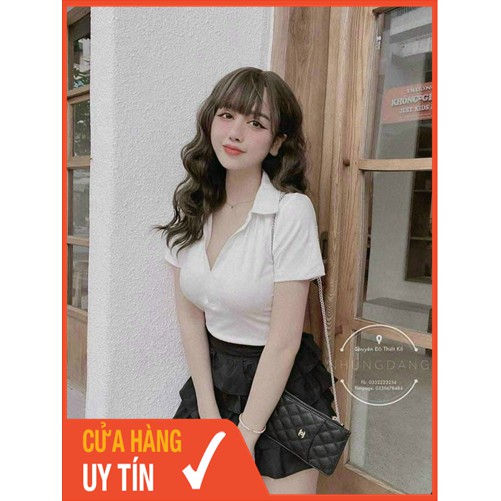 BÁN SỈ ÁO POLO CROPTOP 3M CHO NỮ