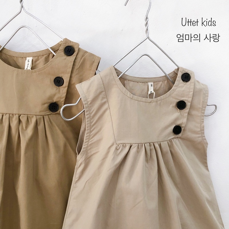 VÁY HÀN CỘC TAY 256 DÀNH CHO BÉ GÁI SIZE 80 ĐẾN 120