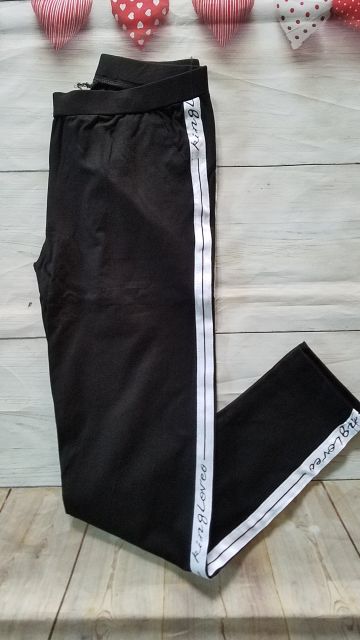 Quần Legging 2 sọc trắng | BigBuy360 - bigbuy360.vn