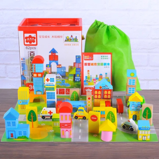 Mô hình giao thông thành số 62 chi tiết