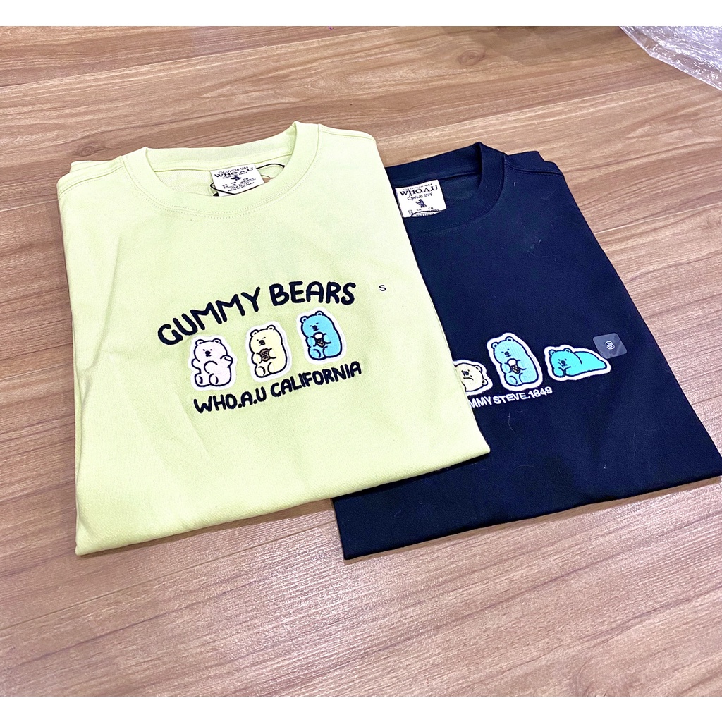 Áo WHOAU gummy bears unisex nam nữ - Áo thun nam nữ nhiều màu có sẵn