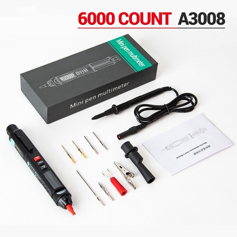 Đồng Hồ Đo Điện Vạn Năng Kỹ Thuật Số Aneng A3008 6000