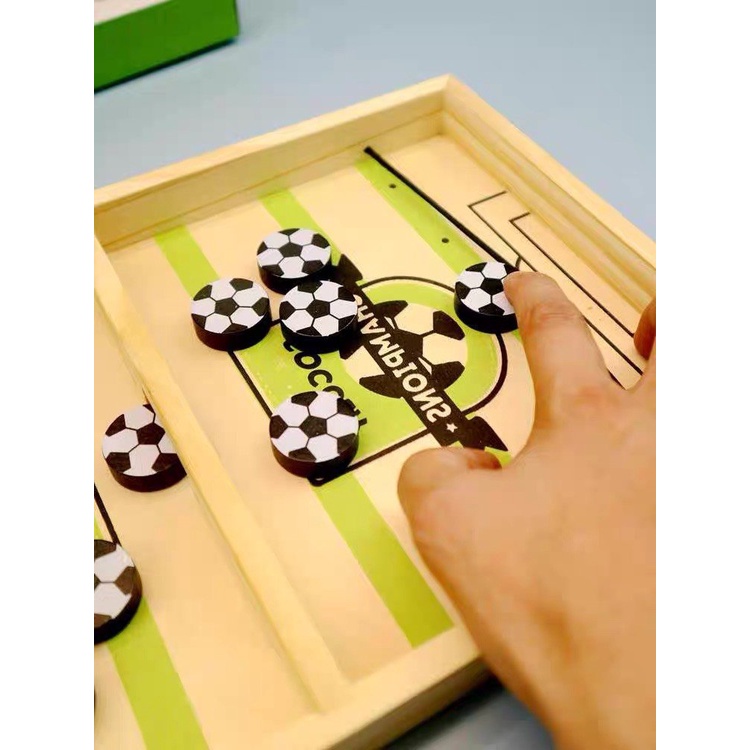 Cờ Búng Bóng Xuyên Lỗ BoardGame Vui Nhộn Bằng Gỗ Cao Cấp Giúp Người Chơi Thư Giãn