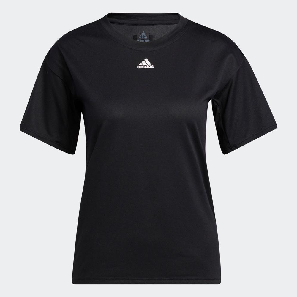 Áo Tee adidas TRAINING Nữ Áo Thun Tập Luyện 3 Sọc AEROREADY Màu đen H51184