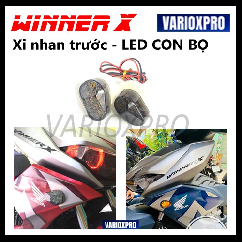 Bộ Đèn Xi Nhan trước sau LÉD CON BỌ dành Cho Winner, Winner X, Exciter, Vario