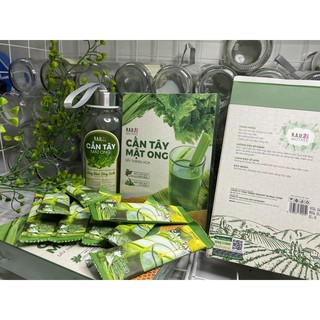 Hộp Cần tây nguyên   chất ( mua 3 tặng 1 bình thuỷ tinh)