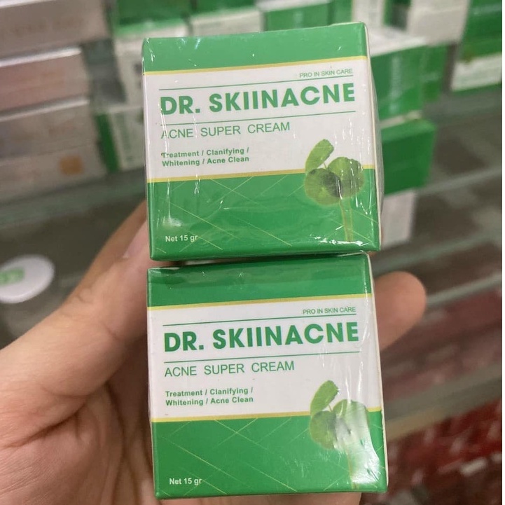 [ Chính hãng] Kem Chấm Mụn Rau Má Dr Skinacne