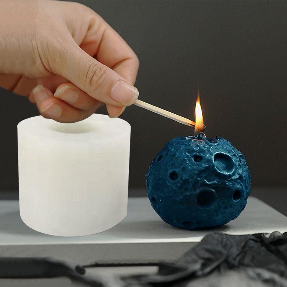 YIYU 1 Khuôn Làm Bánh Trung Thu Hình Hành Tinh Mặt Trăng Bằng Silicone DIY