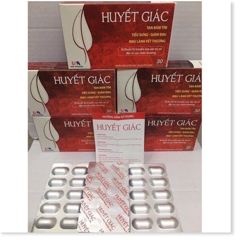 (SP HIỆU QUẢ) Huyết Giác Tan bầm tím, Tiêu sưng, Giảm đau, Mau lành vết thương